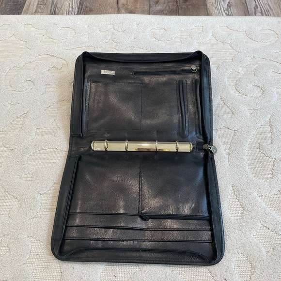 VINTAGE FENDI Attaché Notebook Portfolio Briefcase Case Bag Clutch - Picture 9 of 12